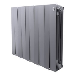 Радиатор биметаллический Royal Thermo PianoForte 500 Серебристый - 10 секц.