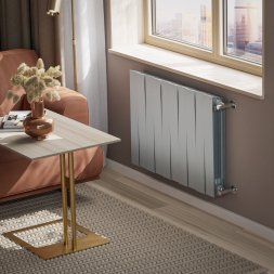 Радиатор биметаллический Royal Thermo PianoForte 500 Серебристый - 10 секц.