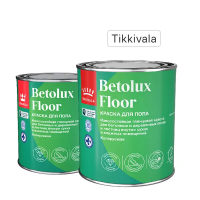 Краска для полов износостойкая Tikkivala Betolux Floor глянцевая цвет белый база A 0.9 л Краска для полов износостойкая Tikkivala Betolux Floor глянцевая цвет белый база A 0.9 л
