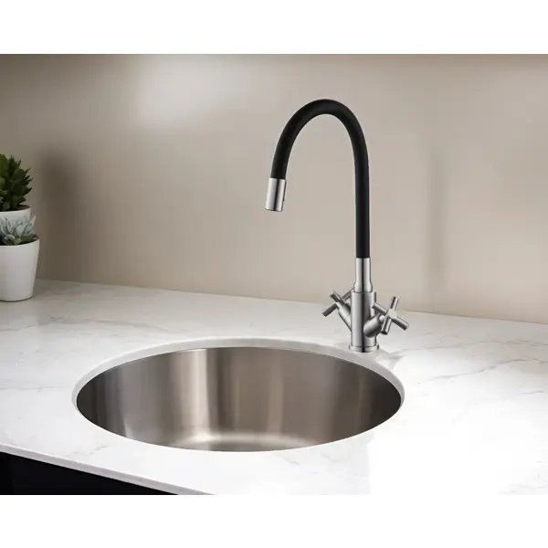 Смеситель для кухни Esko Capela CP519B общая высота 40 см цвет черный