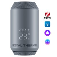 Термостат радиаторный электронный Royal Thermo Smart Heat 2.0, серебристый Термостат радиаторный электронный Royal Thermo Smart Heat 2.0, серебристый