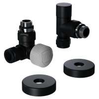 Набор термостатический трехосевой Royal Thermo Design Pro 15мм М30х1,5 (Черный) Набор термостатический трехосевой Royal Thermo Design Pro 15мм М30х1,5 (Черный)