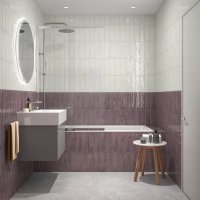 Плитка настенная Kerama Marazzi Монпарнас 8.5x28.5 см 1.07 м² глянцевая цвет сиреневый Плитка настенная Kerama Marazzi Монпарнас 8.5x28.5 см 1.07 м² глянцевая цвет сиреневый