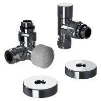 Набор термостатический трехосевой Royal Thermo Design Pro 15мм М30х1,5 (Хром) Набор термостатический трехосевой Royal Thermo Design Pro 15мм М30х1,5 (Хром)