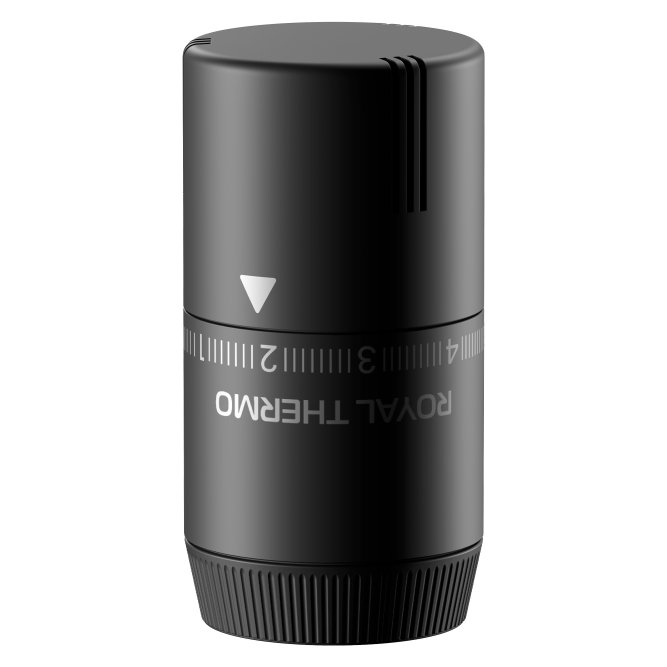 Термоголовка жидкостная Royal Thermo Design М30х1,5 (черный)