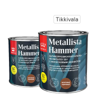 Краска по ржавчине Tikkivala Metallista Hammer молотковая коричневая глянцевая 0.8 л Краска по ржавчине Tikkivala Metallista Hammer молотковая коричневая глянцевая 0.8 л