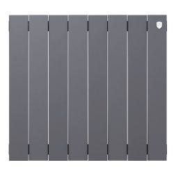 Радиатор биметаллический Royal Thermo PianoForte 500 Серебристый - 8 секц.