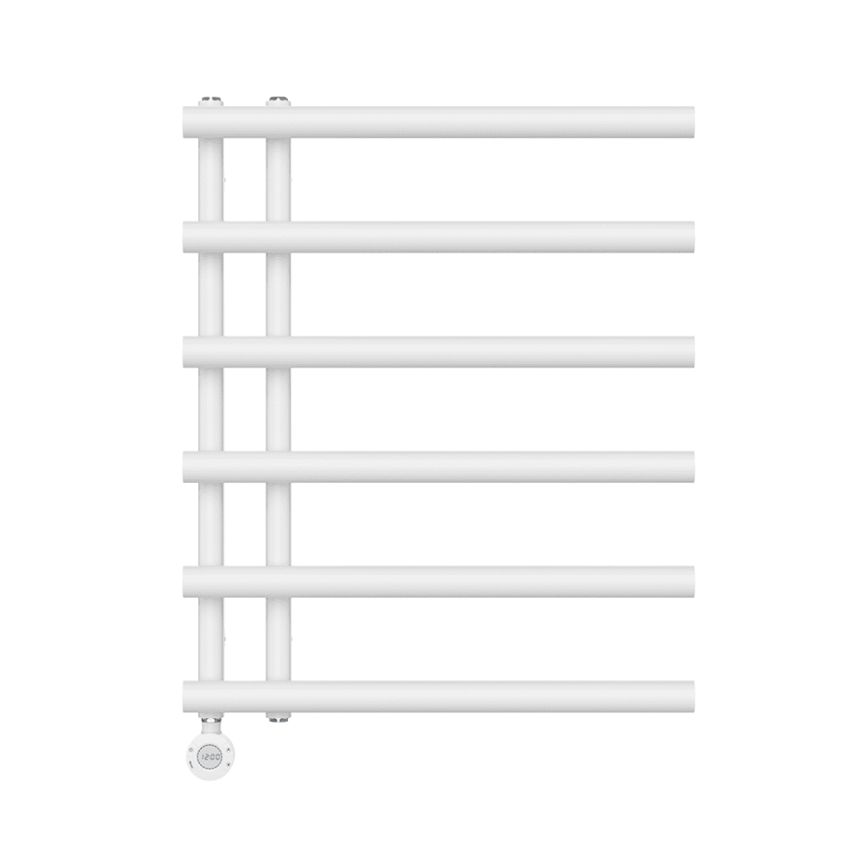 Полотенцесушитель электрический Primoclima RIDGE 800*600, 6 трубок 300W, Белый