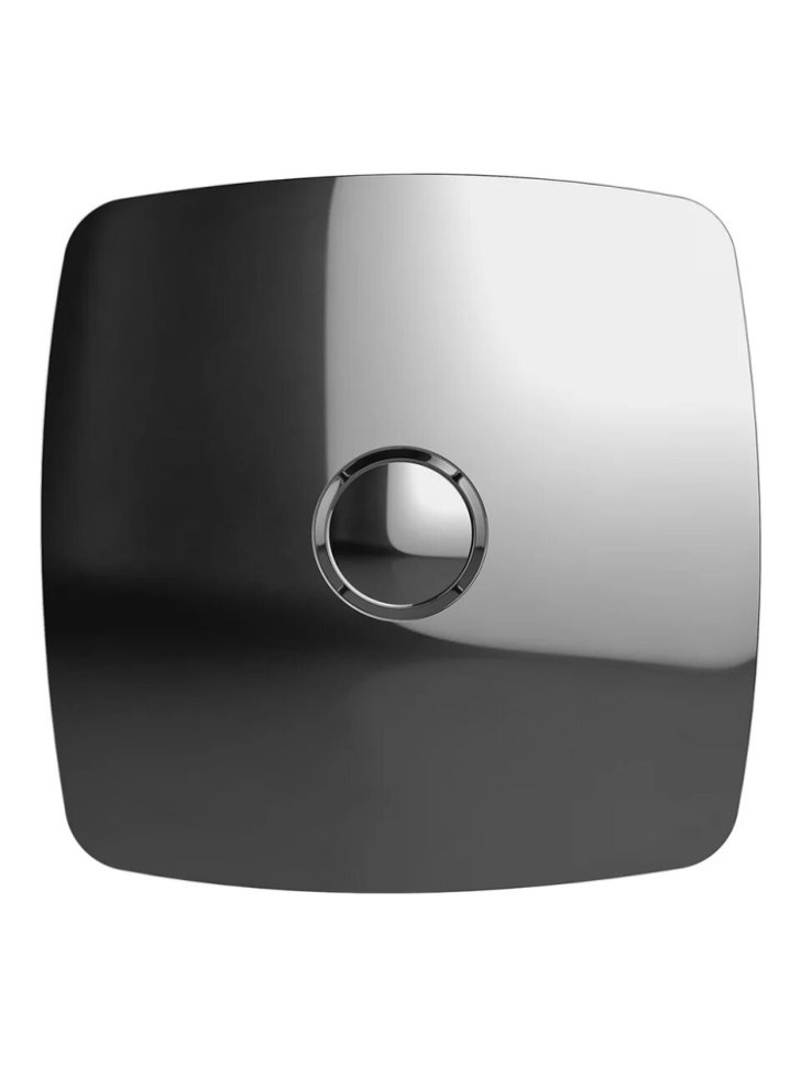 Вентилятор накладной RIO D100 обратный клапан Chrome DICITI