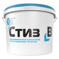 Герметик акриловый для окон Сазиласт Стиз В цвет светло-серый 7 кг Герметик акриловый для окон Сазиласт Стиз В цвет светло-серый 7 кг