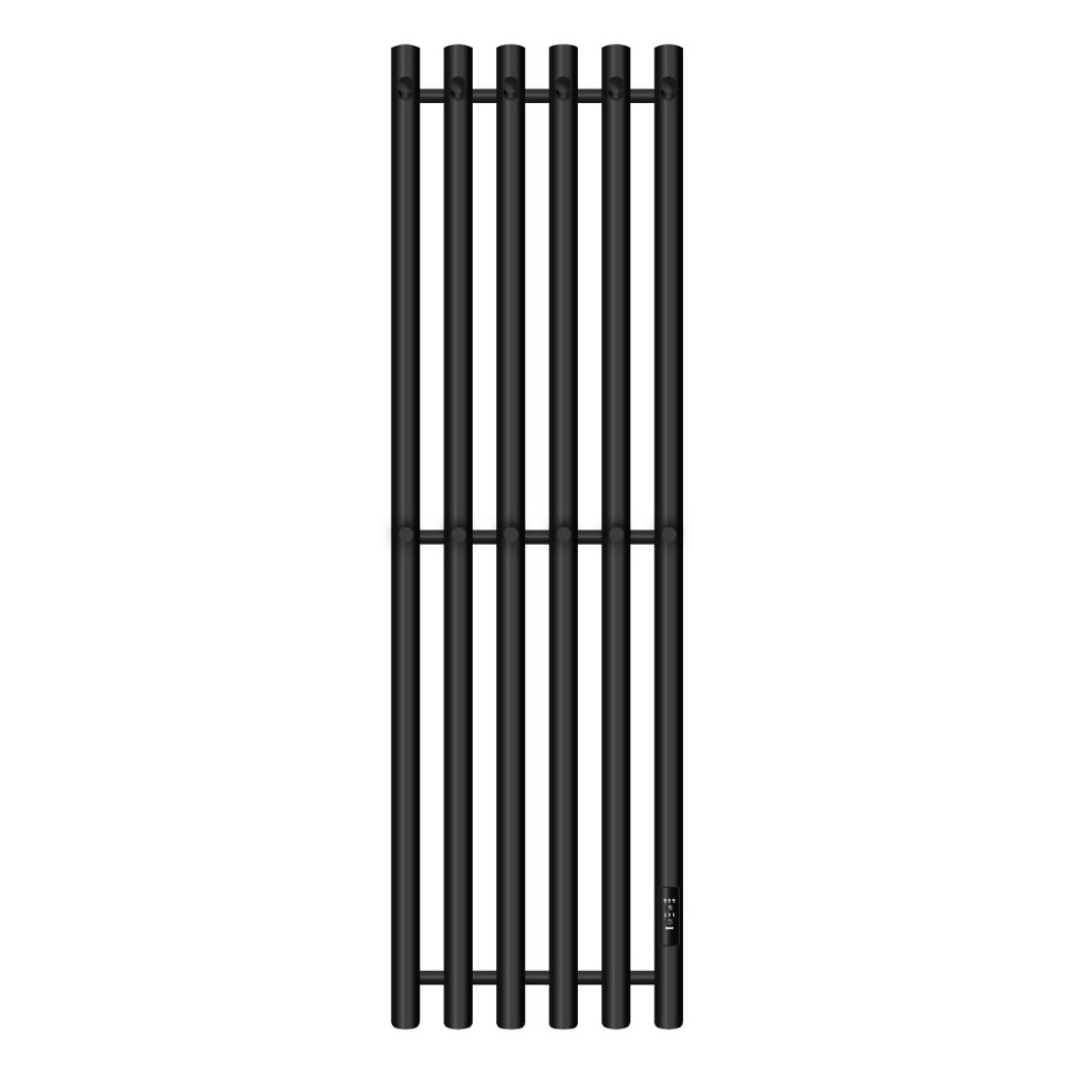 Полотенцесушитель электрический Primoclima Sol R E Black 120*30 6 R