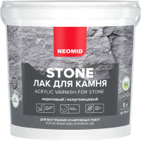 Лак по камню Neomid Stone 5 л прозрачный Лак по камню Neomid Stone 5 л прозрачный