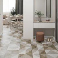 Керамогранит LB Ceramics Тимбер 45x45 см 1.62 м² матовый цвет серый