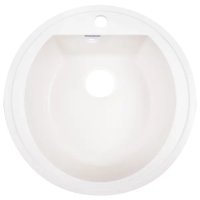 Мойка для кухни врезная Granfest Rondo GF-R 50x50 см глубина чаши 19 см мрамор цвет белый Мойка для кухни врезная Granfest Rondo GF-R 50x50 см глубина чаши 19 см мрамор цвет белый