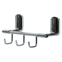 Вешалка Swensa Slick SWR-5600-10, металл, 3 крючка, цвет хром Вешалка Swensa Slick SWR-5600-10, металл, 3 крючка, цвет хром