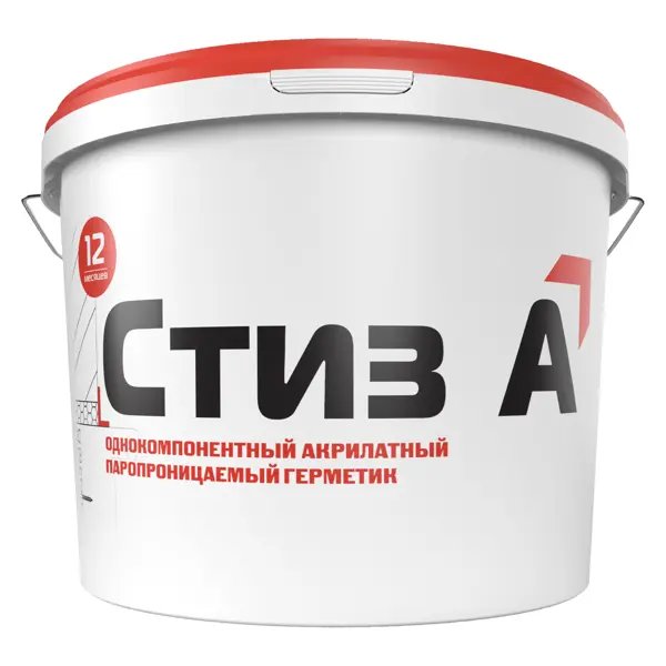 Герметик акриловый для окон Сазиласт Стиз А 7 кг