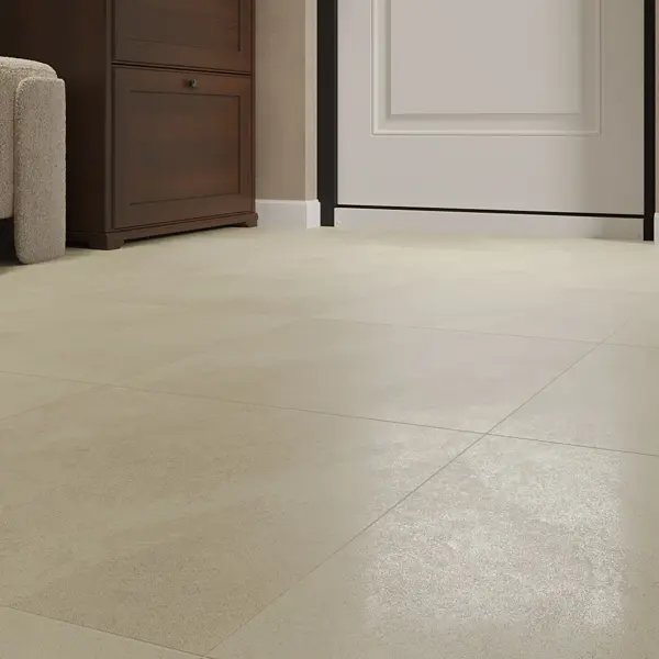 Глазурованный керамогранит Cersanit Beton 42x42 см 1.587 м² матовый цвет бежевый