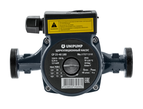 Насос циркуляц. (отопл.) UNIPUMP CP 25-60 130