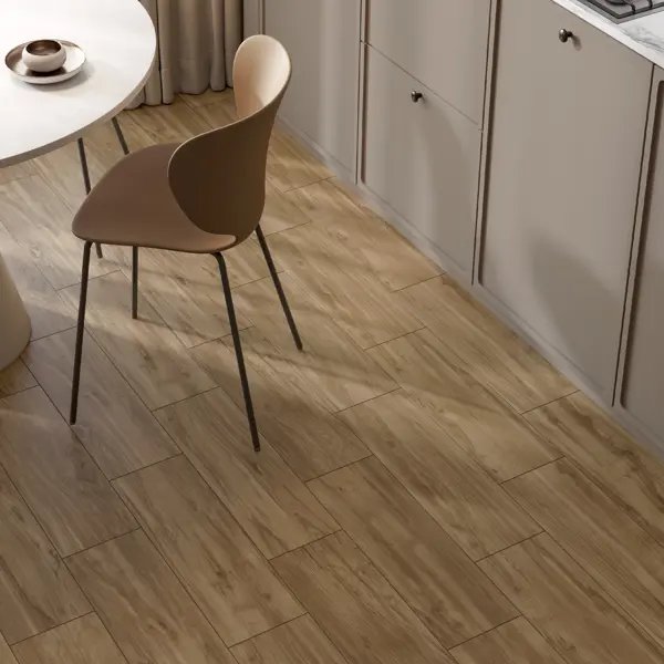 Глазурованный керамогранит KREAFORTA Forest 20x60 см цвет бежевый 1.2 м²