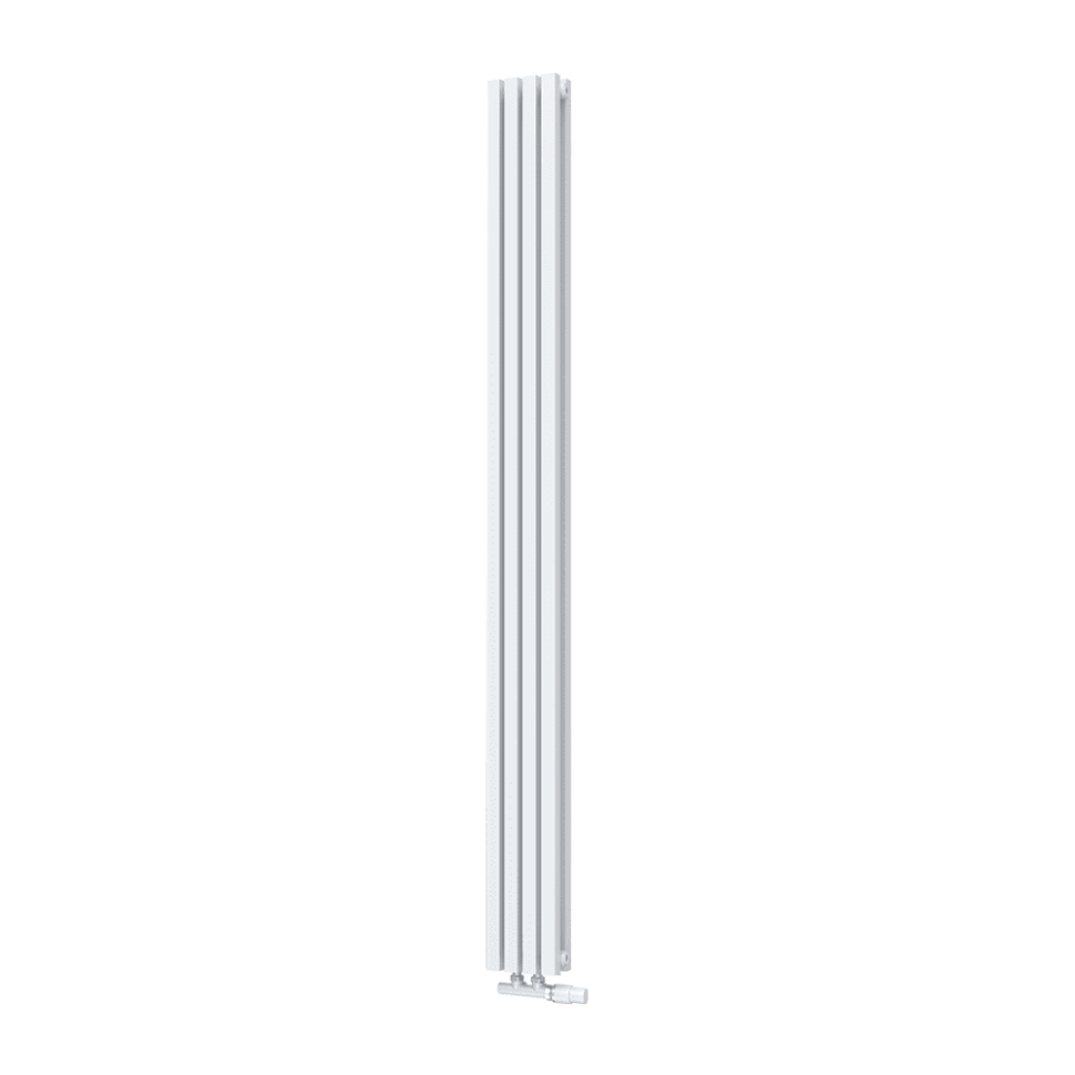 Радиатор КЗТО QUADRUM 30 V 2- 1750-4 UT RAL1T104S9016 (белый муар)