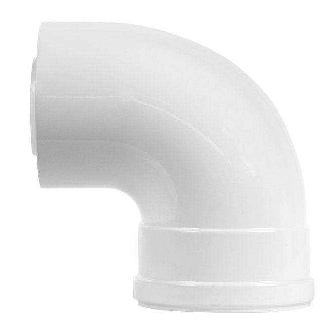 Отвод коаксиальный Royal Thermo 60/100, 90 гр. M/F для конденсационных котлов