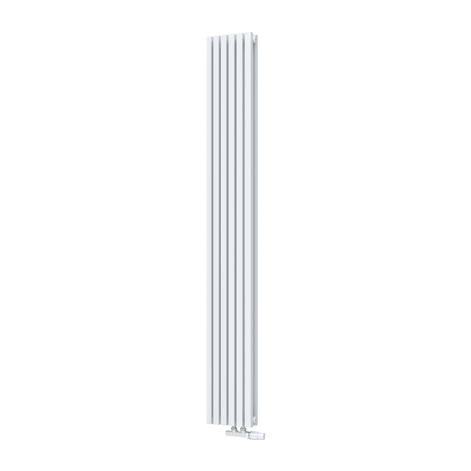 Радиатор КЗТО QUADRUM 30 V 2- 1750-6 UT RAL1T104S9016 (белый муар)