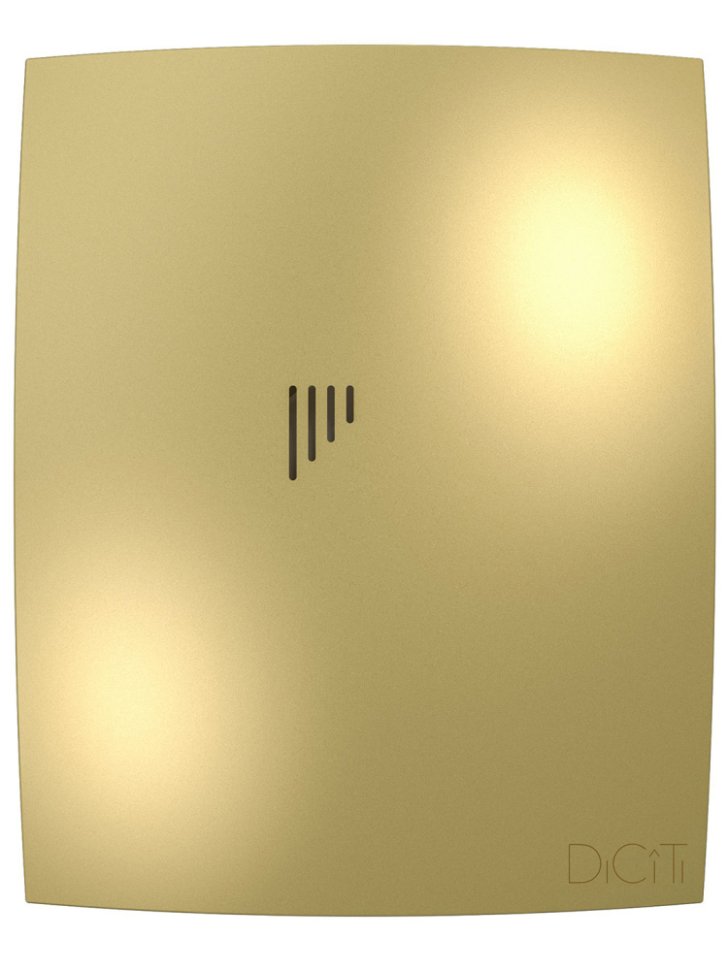Вентилятор накладной BREEZE D125 обратный клапан Champagne DICITI