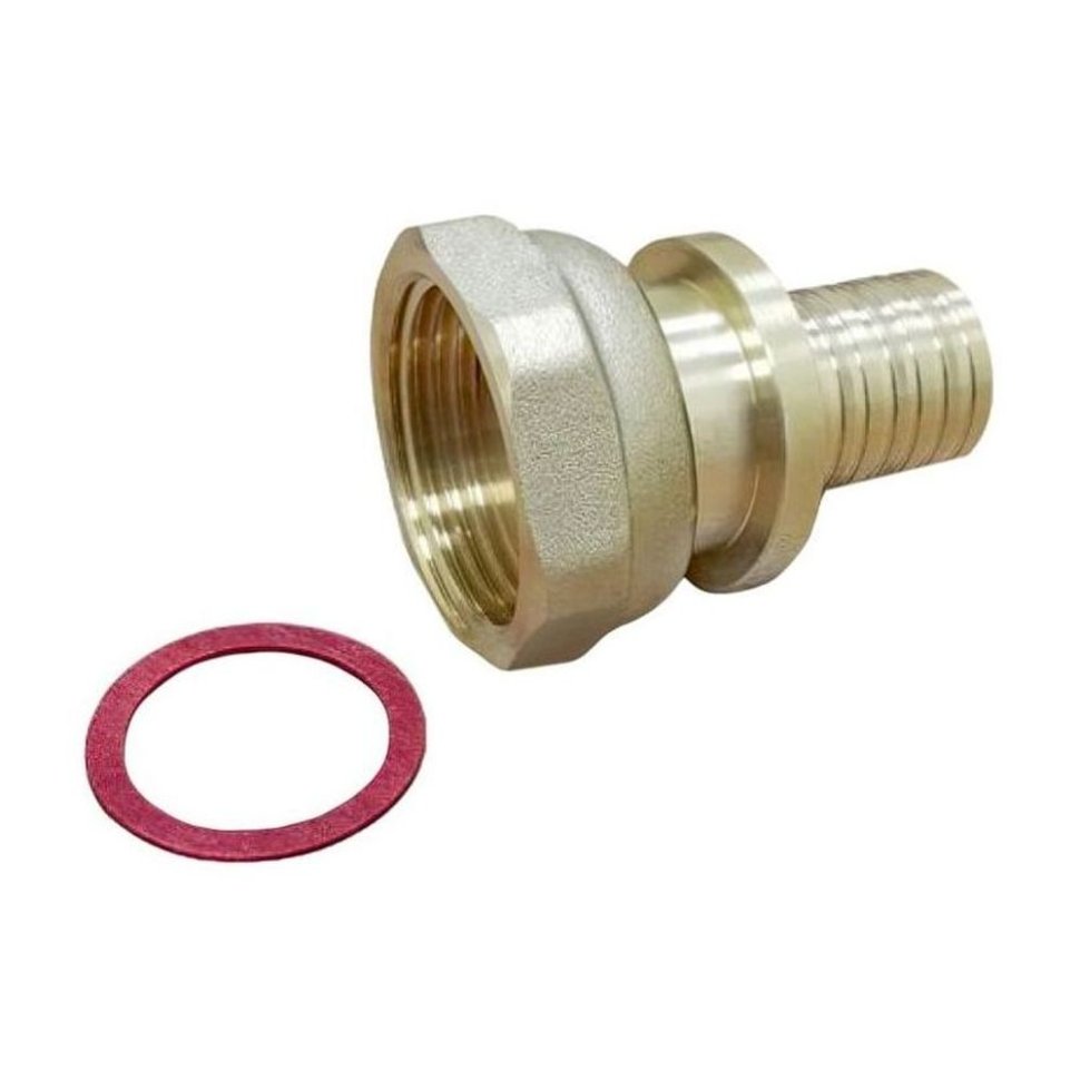 Муфта VARMEGA Slide-fit переходная (переходник) с накидн. гайкой, 20х1/2, латунь, VM51813