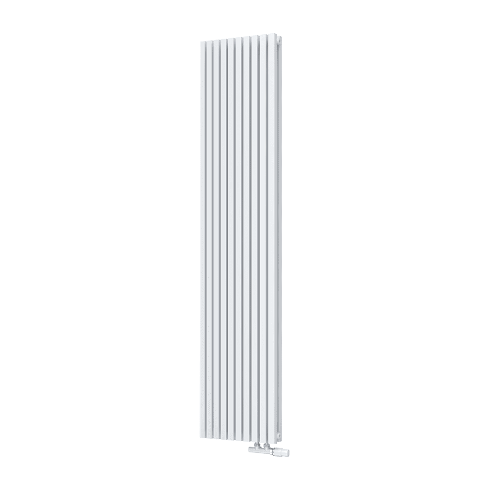 Радиатор КЗТО QUADRUM 30 V 2- 1750-10 UT RAL1T104S9016 (белый муар)
