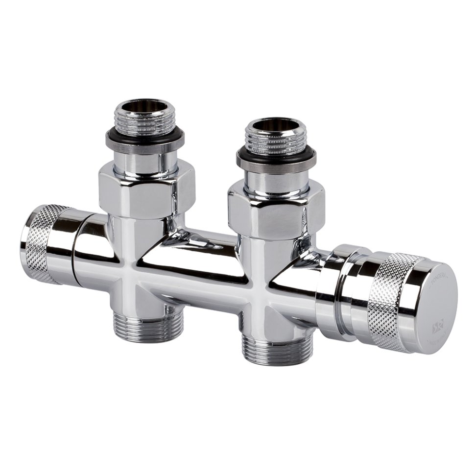Узел нижнего подключения SR Rubinetterie прямой 1/2"х3/4"Е Хром