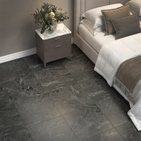 Глазурованный керамогранит Kerama Marazzi Лоди 59.5x59.5 см 1.44 м² матовый цвет черный