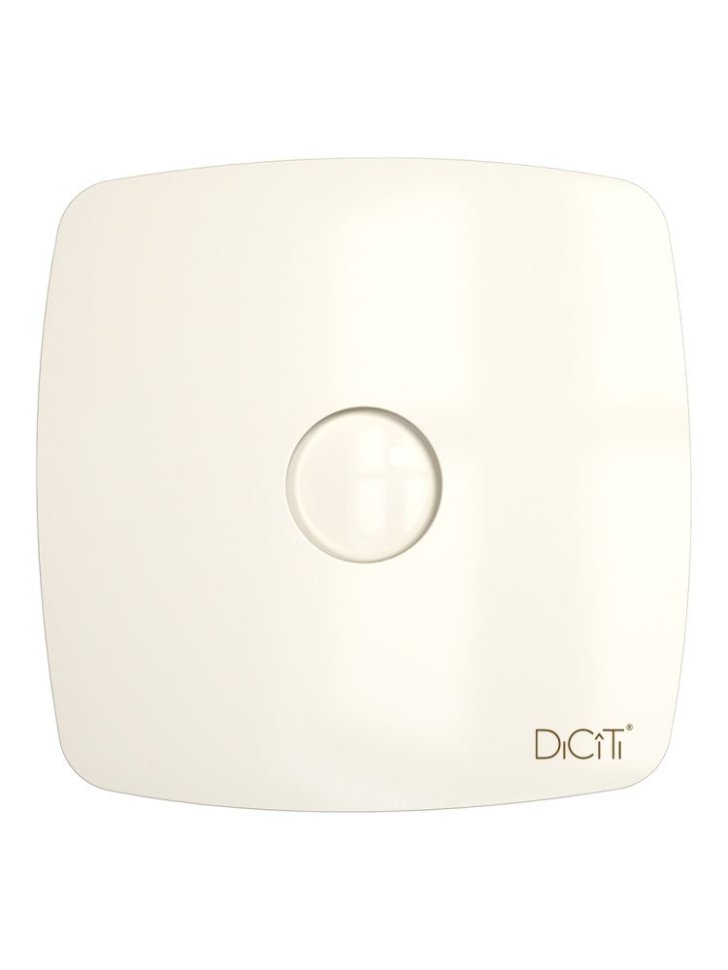 Вентилятор накладной RIO D125 обратный клапан Ivory DICITI
