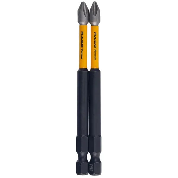 Бита ударная Rage Furious 554272 PH2x90 мм, 2 шт.