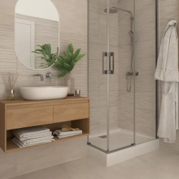 Плитка настенная Шахтинская Плитка Пазолини A0492D16301 25x40 см 1.4 м² цвет бежевый мрамор