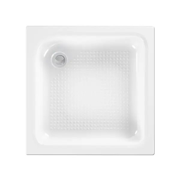 Душевой поддон Frame S квадратный акриловый 80x80 см ножки в комплекте