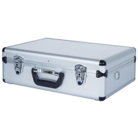 Ящик для инструментов DILWIS LD-FS001 45.5x33x15.2 см, ребра жесткости алюминий Ящик для инструментов DILWIS LD-FS001 45.5x33x15.2 см, ребра жесткости алюминий