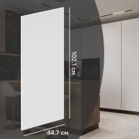 Фасад кухонного шкафа София 44.7x102.1 см KONSENSA ЛДСП цвет белый