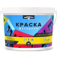 Краска фасадная Выбор Мастера цвет белый 14 кг