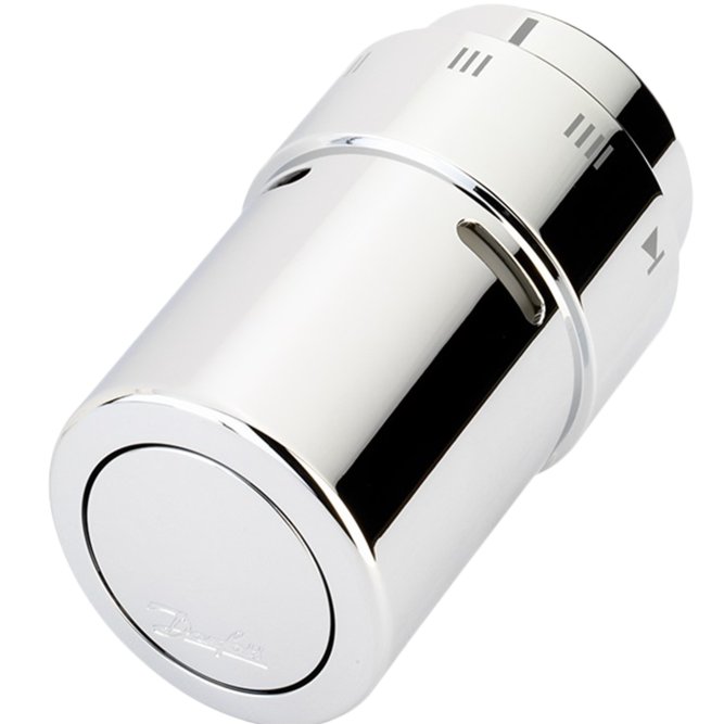 Набор термостатический прямой Royal Thermo Design 1/2 Click (Хром) с термоголовкой Design (Хром)