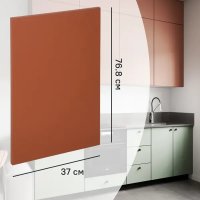 Фальшпанель для кухонного шкафа Тара 37x76.8 см KONSENSA МДФ цвет терракотовый