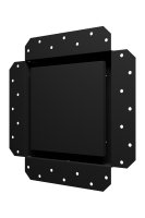 Решетка вентиляционная SGR 200х200 окраш. сталь Matt black ERA