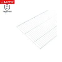 Полка проволочная Larvij 120.3x40.6 см металл цвет белый