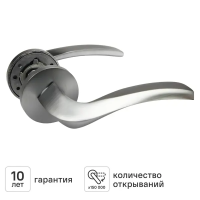 Дверная ручка на розетке KREAFORTA Ая без запирания цвет хром Дверная ручка на розетке KREAFORTA Ая без запирания цвет хром