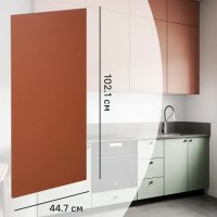 Фасад кухонного шкафа Тара 44.7x102.1 см KONSENSA МДФ цвет терракотовый