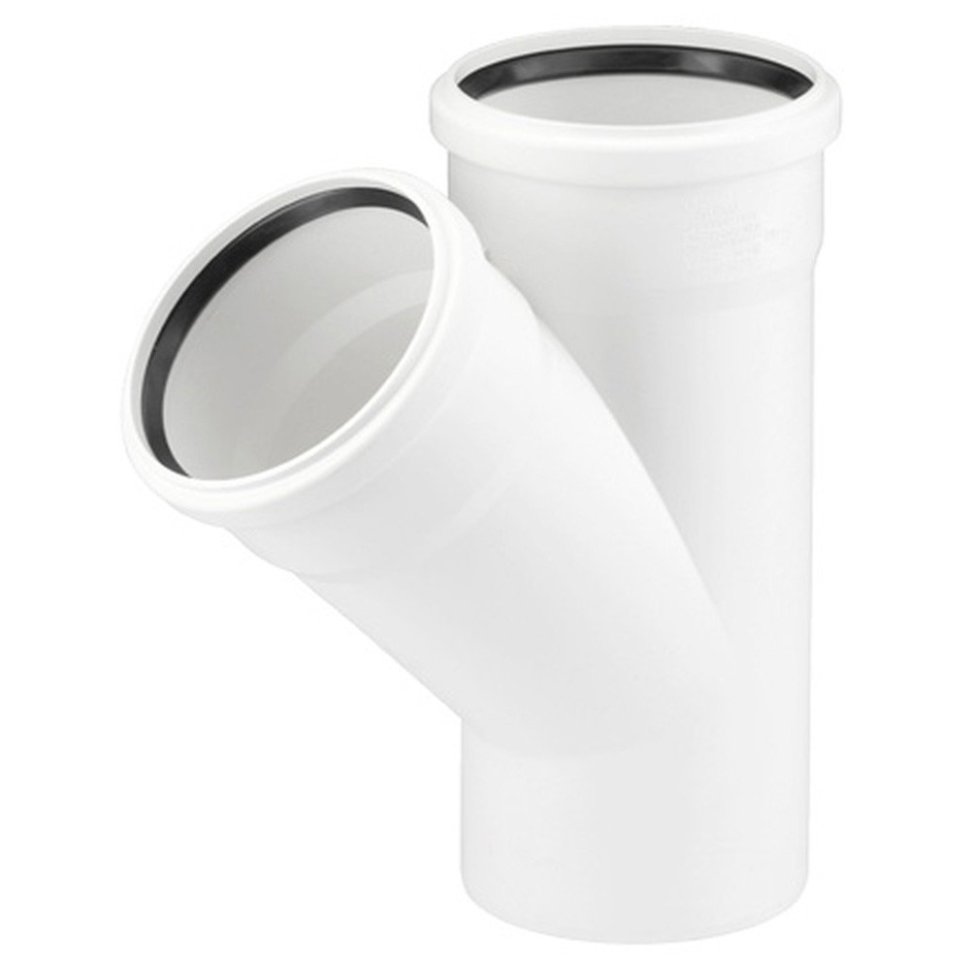 Тройник REHAU RAUPIANO PLUS 50/50/45гр.
