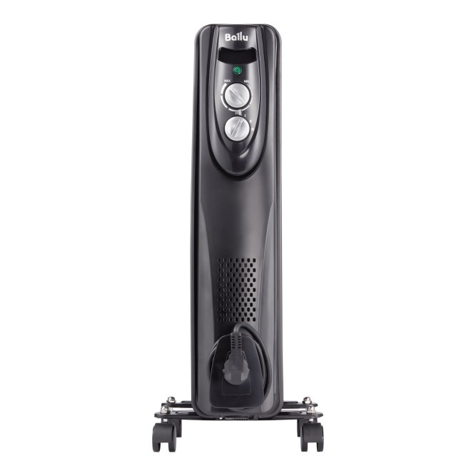 Масляный радиатор Ballu Classic black BOH/CL-05BRN 1000 (5 секций)