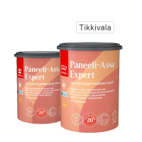 Лак для стен и потолков Tikkivala Paneeli-Assa Expert База EP бесцветный полуматовый 0.9 л Лак для стен и потолков Tikkivala Paneeli-Assa Expert База EP бесцветный полуматовый 0.9 л