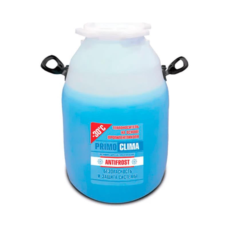 Теплоноситель Primoclima Antifrost (Пропиленгликоль) -30C 50 кг бочка (цвет синий)