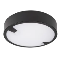 Светильник утилитарный настенно-потолочный Jazzway PBH-PC8-RA 18 Вт IP65 круг цвет черный