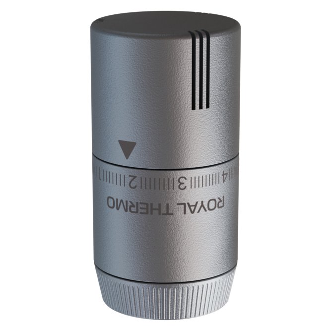 Термоголовка жидкостная Royal Thermo Design М30х1,5 (серебристый)